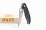 Нож "G7331-BK" 440C Black G-10 от Ganzo фото 1 &mdash; Kknife
