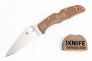 Нож "Endura 4" Lightweight VG-10 Brown FRN 10FPBN от Spyderco фото 4 &mdash; Kknife