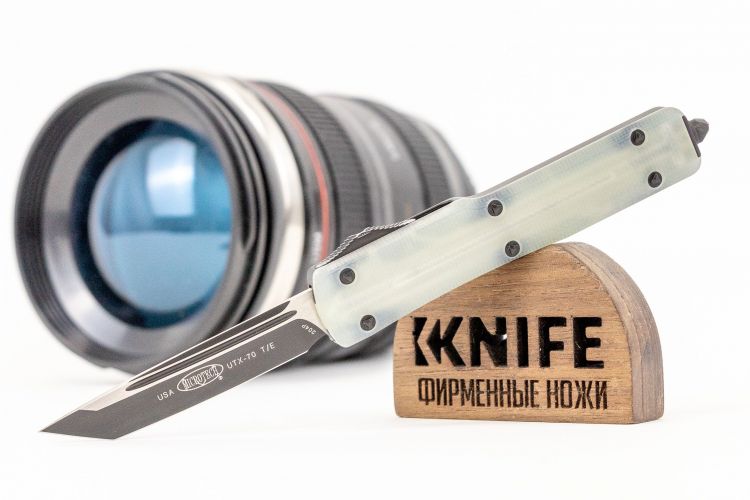 Нож "UTX-70" Carpenter CTS-204P G-10 / 6061-T6 Aluminium 149-1GTJGS от Microtech фото 1 &mdash; Kknife