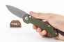 Нож "LUDT" Bohler-Uddeholm M390 OD Green 6061-T6 Aluminium 135-13APOD от Microtech фото 1 &mdash; Kknife