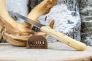 Нож шеф-повара "Tenera" Carbon С75 Spalted Beech 131201 от Boker Manufaktur Solingen фото 15 &mdash; Kknife