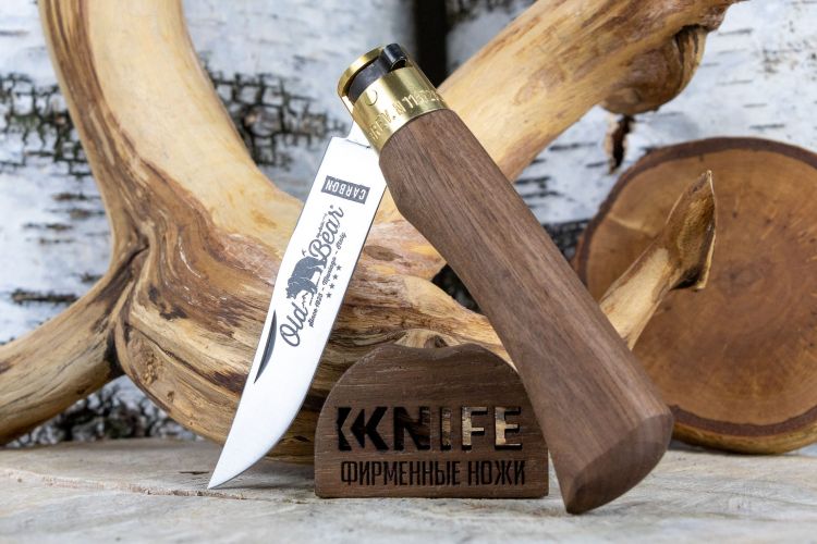 Нож "Old Bear Lagre" C67 Carbon Steel Walnut 9306/21_LN от Antonini Knives фото 1 &mdash; Kknife