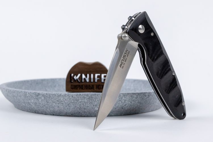 Нож Mcusta Classic Wave VG-10 Black Micarta MC-0012 фото 1 &mdash; Kknife