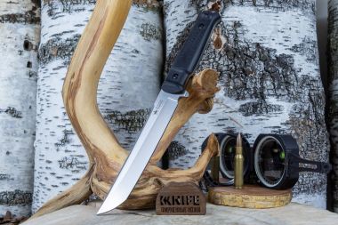 Нож "Senpai" AUS-8 Satin Black G-10 от Kizlyar Supreme &mdash; Kknife