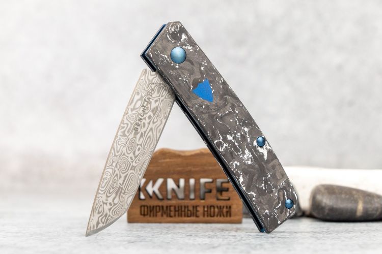 Нож "Tengu" Damascus Carbon Fiber 601-211 Limited Edition от Benchmade фото 1 &mdash; Kknife