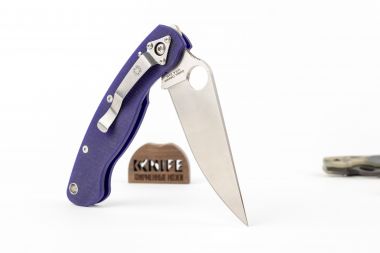 Нож "Military" Crucible CPM S110V G-10 C36GPDBL от Spyderco &mdash; Kknife