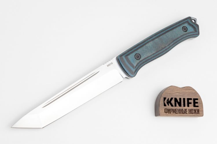 Нож "Ронин" 95Х18 Micarta Blue от Златоуст АиР фото 1 &mdash; Kknife
