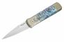 Нож "Custom Godson Abalon" Crucible 154CM Titanium / Abalone Limited Edition от Pro-Tech фото 1 &mdash; Kknife