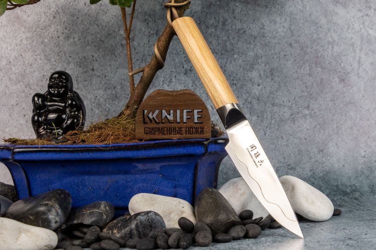 Нож кухонный универсальный "Seki Magoroku Composite Series" Takefu VGMAX  Pakka Wood MGC-0400 от KAI фото 1 &mdash; Kknife