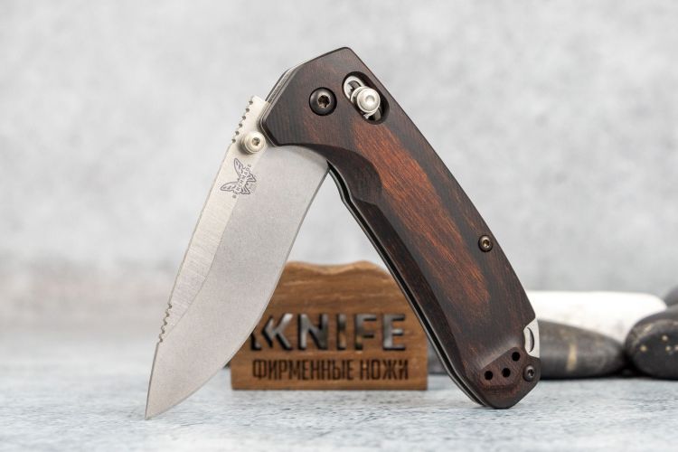 Нож "North Fork" Crucible CPM S30V Stabilized Wood 15031-2 от Benchmade фото 1 &mdash; Kknife