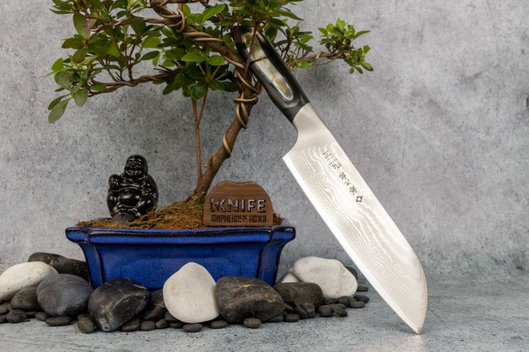 Нож кухонный Сантоку "Flash Series" Takefu VG-10 Micarta FF-SA180 от Tojiro фото 1 &mdash; Kknife