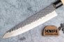 Поварской Шеф-Нож "Hammered Finish Series" Takefu VG-10 Magnolia F-1115 от Tojiro фото 6 &mdash; Kknife