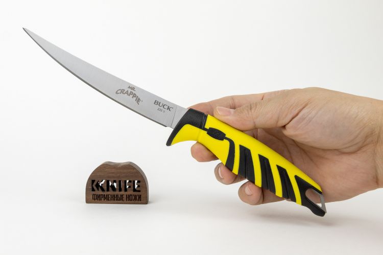 Нож "Mr Crappie Slab Shaver" 420J2 термопластик GRN 0233YWS от Buck Knives фото 1 &mdash; Kknife